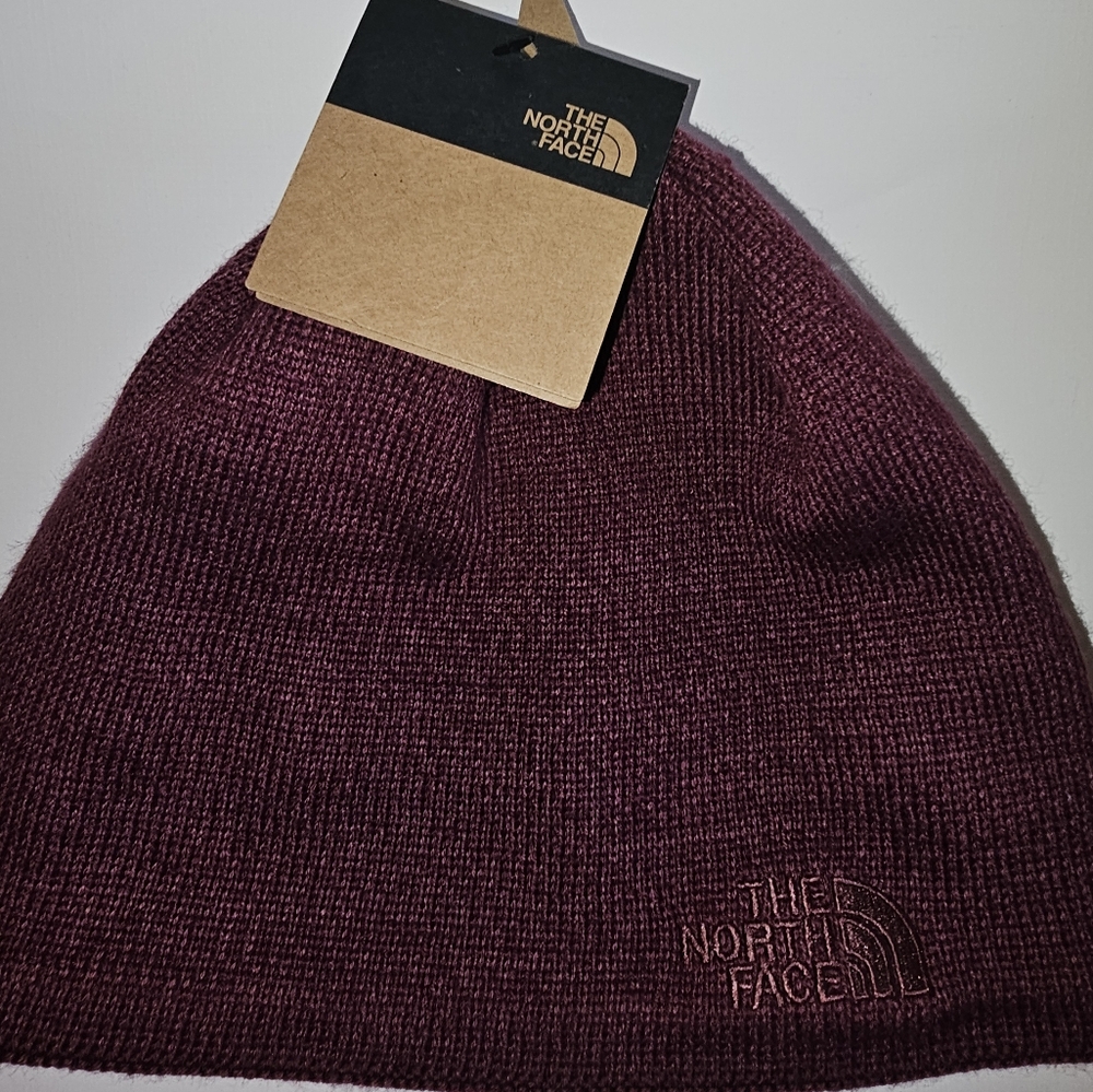 The North Face Burgundy Beanie